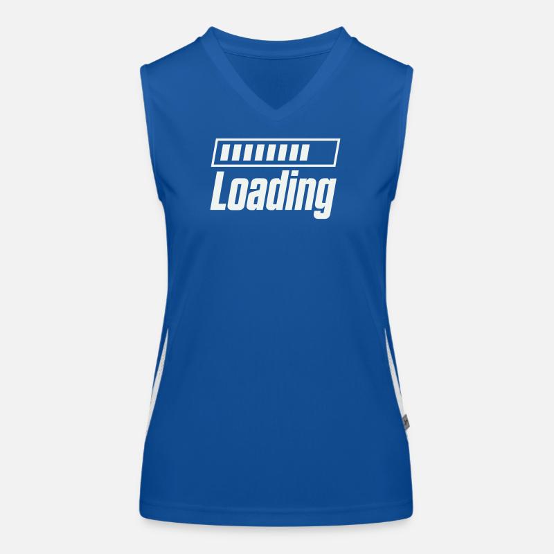 Loading Ladebalken Funktionelles Kontrast-Tank Top für Frauen