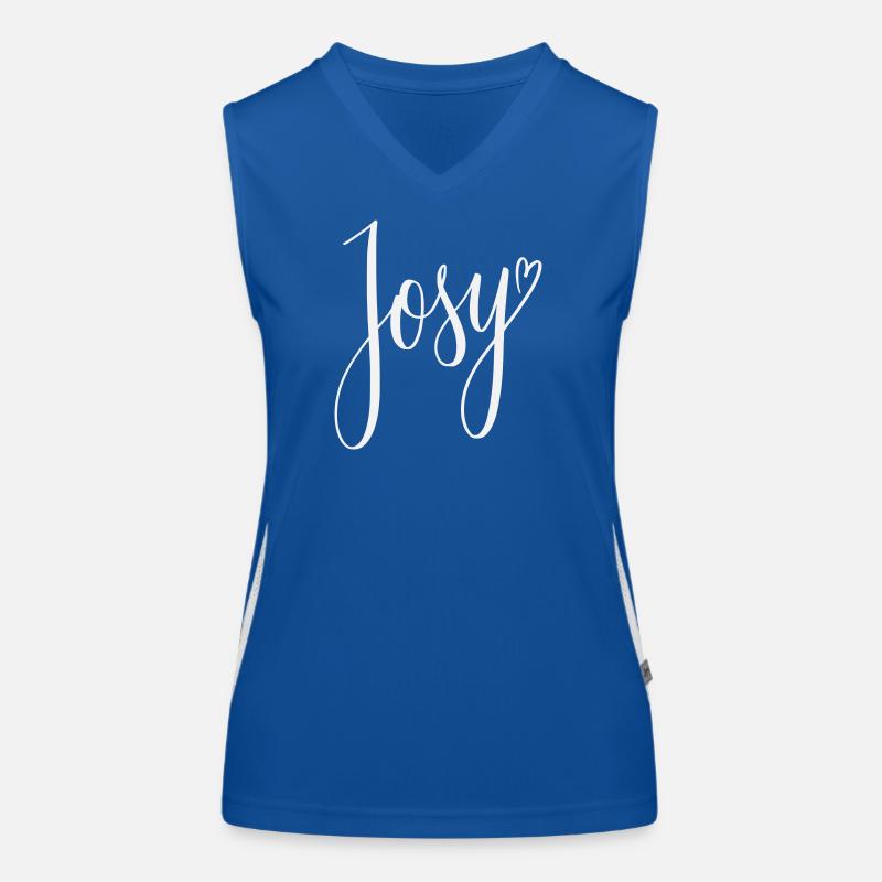 Josy Script Conception de cœurs Débardeur respirant contrasté Femme