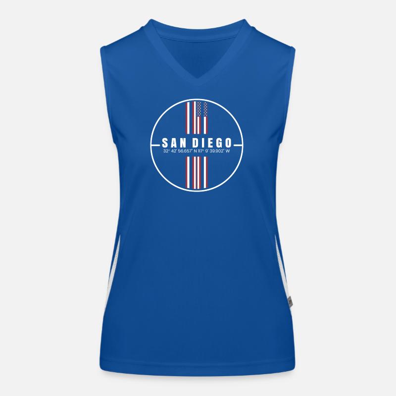San Diego Coordinates Women's Functional Contrast Tank Top