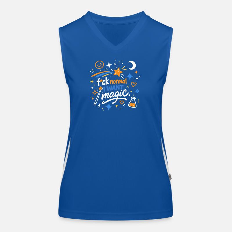 Magic instead of normality Women's Functional Contrast Tank Top
