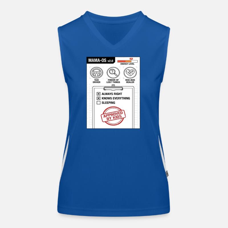 Mama-OS v2.0 Operating System Women's Functional Contrast Tank Top