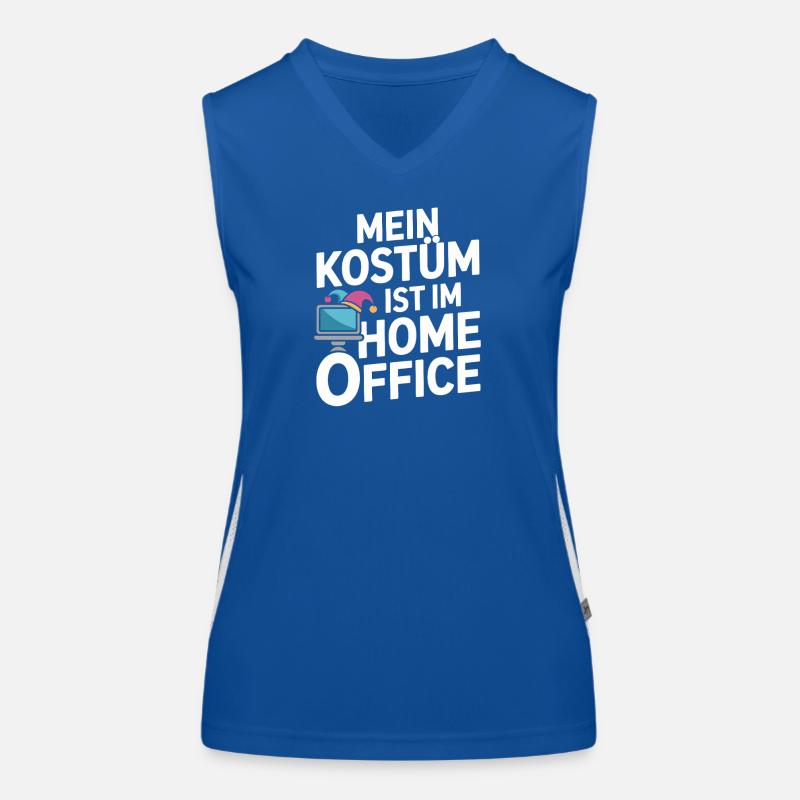 Le costume se trouve dans le bureau du carnaval du bureau principal Débardeur respirant contrasté Femme