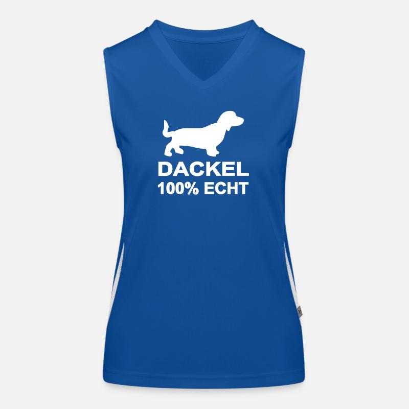 Teckel Débardeur respirant contrasté Femme