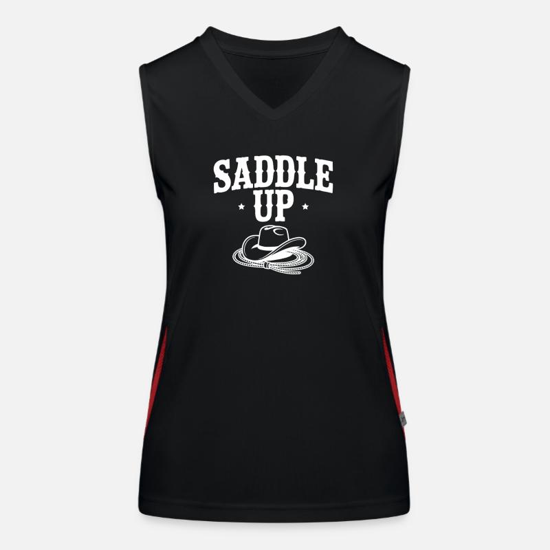 Saddle Up Women's Functional Contrast Tank Top