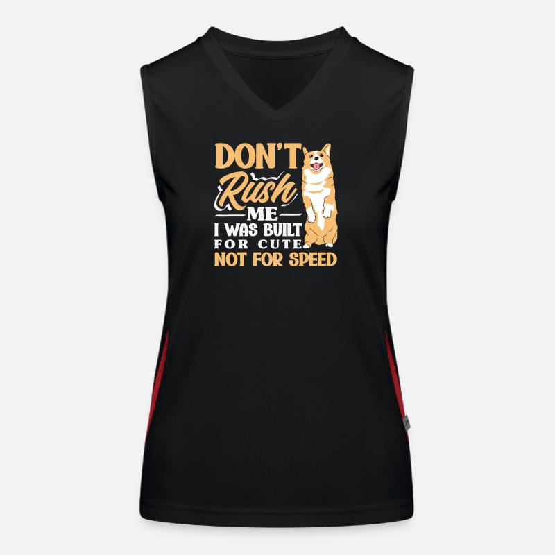 Wait for me, I've got little legs Women's Functional Contrast Tank Top