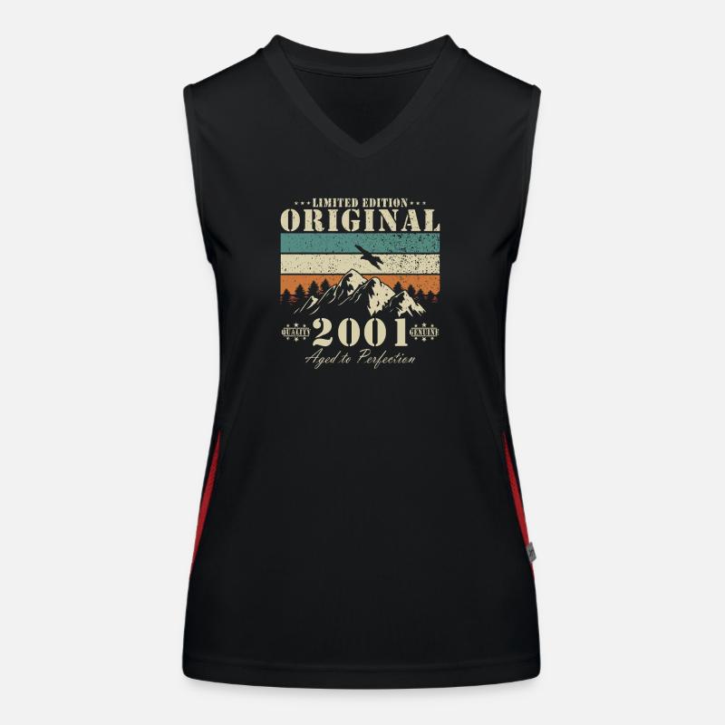Édition Limitée Classique 2001 Débardeur respirant contrasté Femme