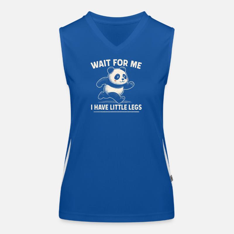 Panda Saying Humor Meme Funny Funny Gift Idea Women's Functional Contrast Tank Top