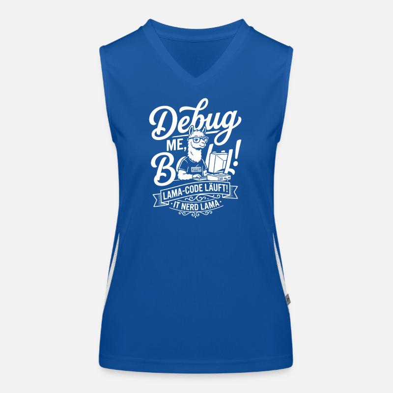 Lama Code Debug Design Women's Functional Contrast Tank Top