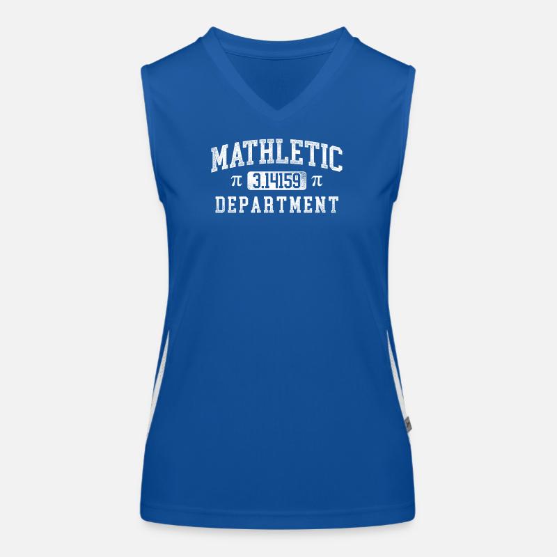 Mathletic Department 3.14159 Nerd Pi Day Meme Women's Functional Contrast Tank Top