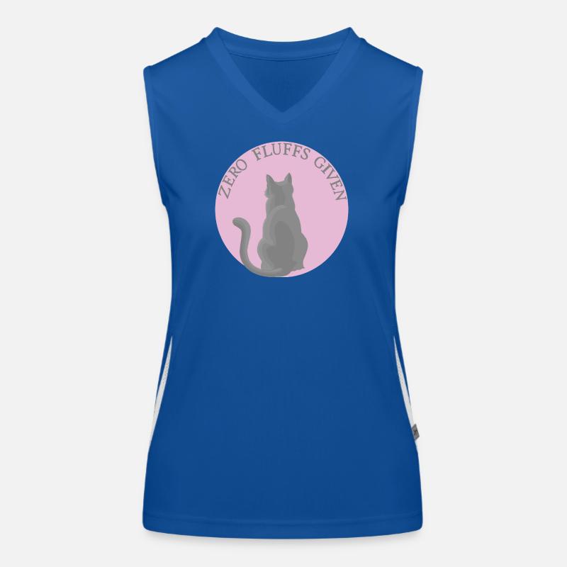 Cat with attitude Women's Functional Contrast Tank Top