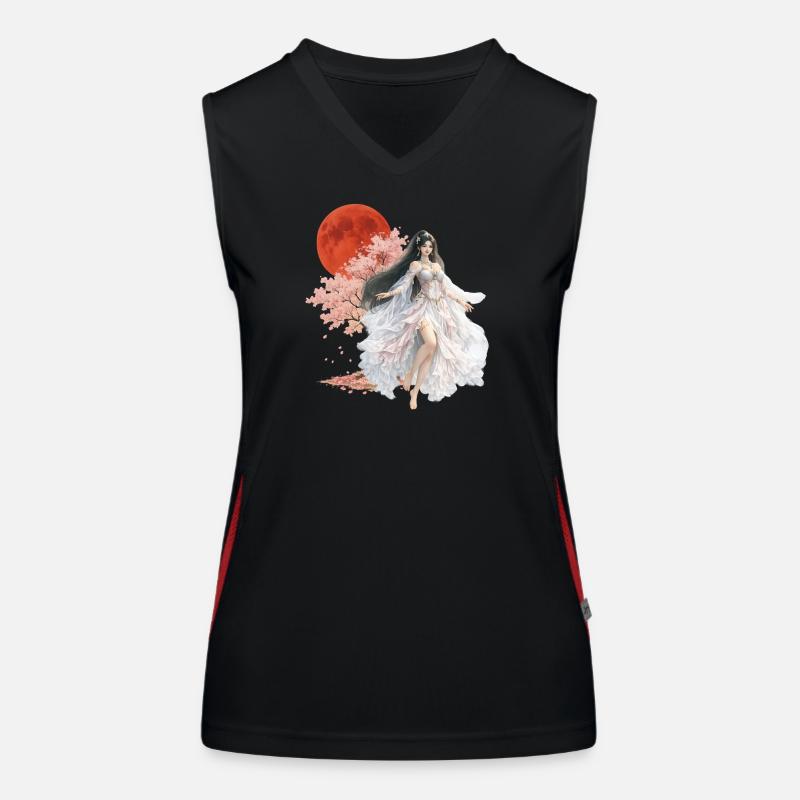 Moonlit Blossom Enchantress Women's Functional Contrast Tank Top