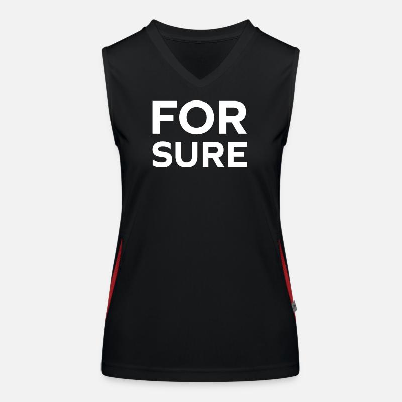 for sure Women's Functional Contrast Tank Top