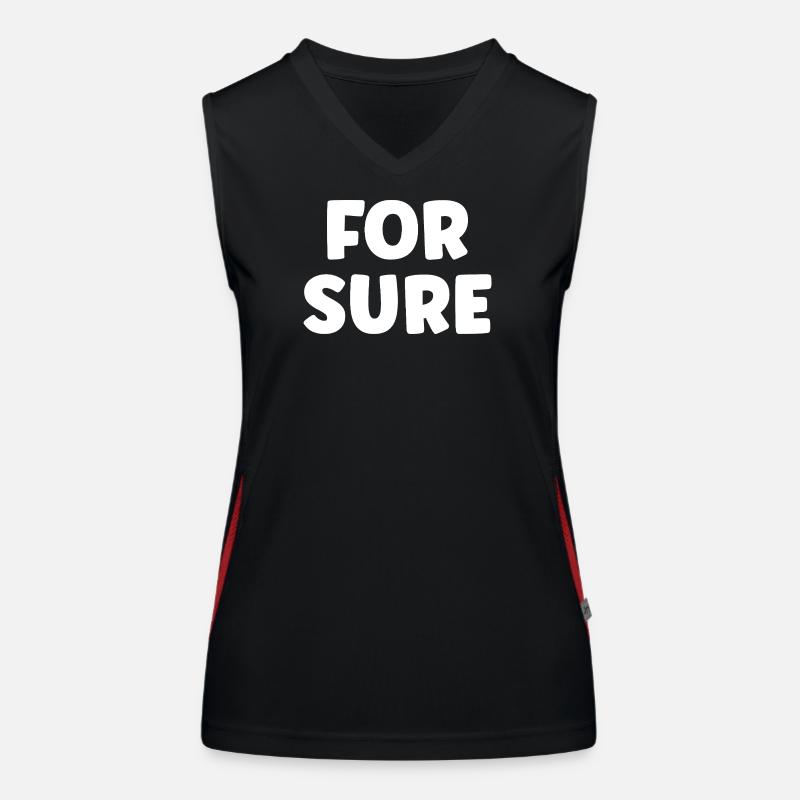 for sure Women's Functional Contrast Tank Top
