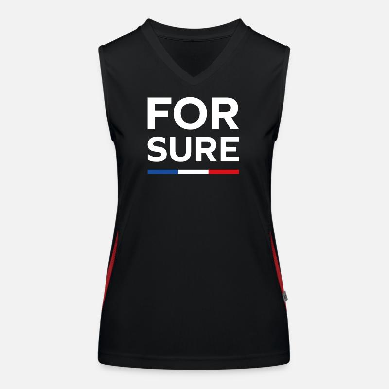 For sure, Women's Functional Contrast Tank Top