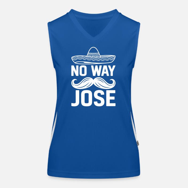 Impossible de voir Jose Sombrero Tee Débardeur respirant contrasté Femme