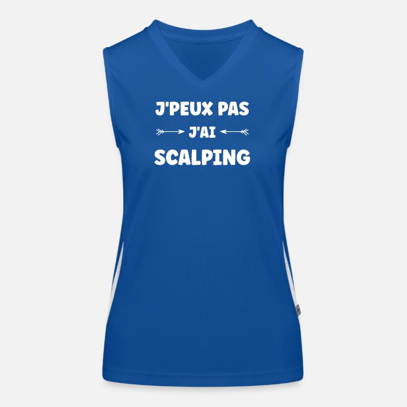 Je peux pas j'ai scalping Débardeur respirant contrasté Femme