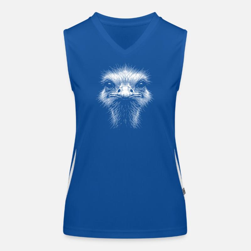 Ostrich Head Women's Functional Contrast Tank Top