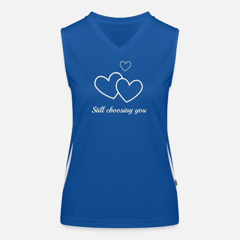 Ich wähle dich immer noch – ein einfaches und süßes Geschenk Funktionelles Kontrast-Tank Top für Frauen