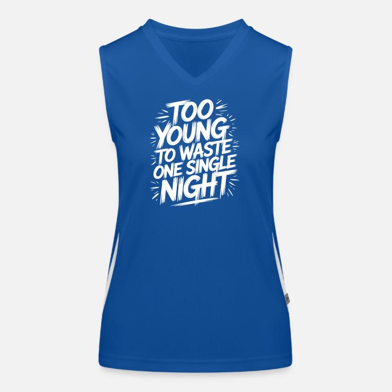 Conception statement pour les oiseaux de nuit Débardeur respirant contrasté Femme