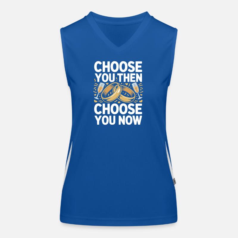 Hochzeitstag des Ehepaares 2026 Ehemann und Ehefrau Funktionelles Kontrast-Tank Top für Frauen