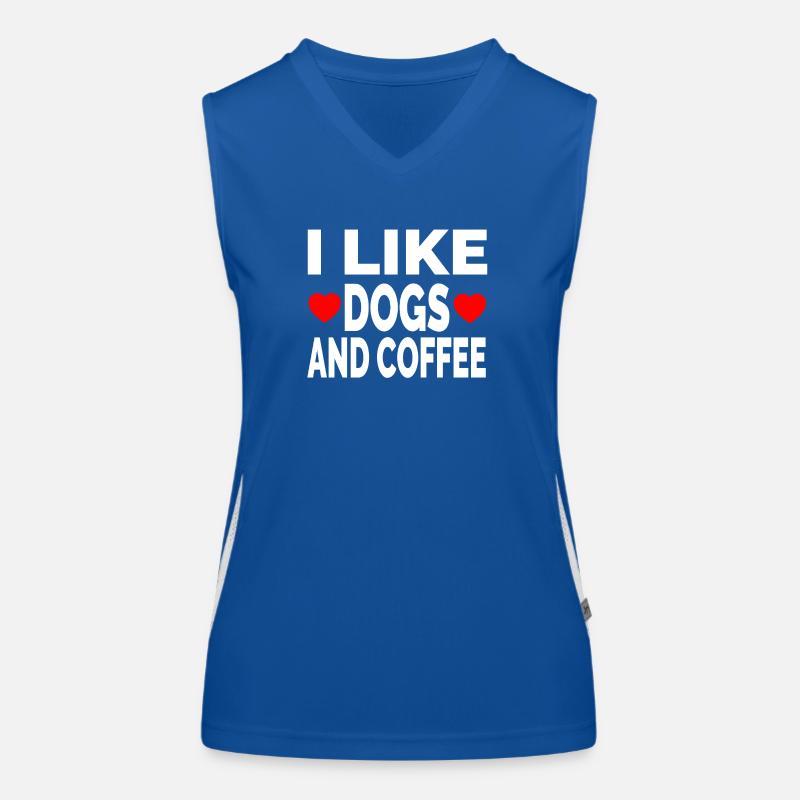 Hunde Funktionelles Kontrast-Tank Top für Frauen