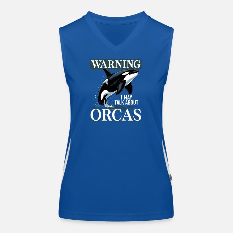 Orca drôle Débardeur respirant contrasté Femme