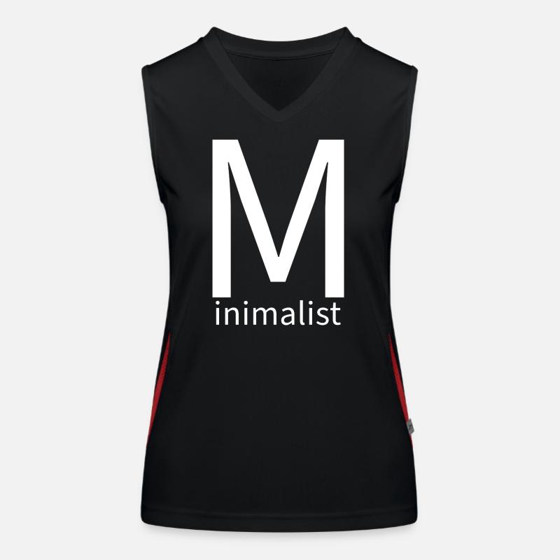 Minimlaist – radically minimal thought Women's Functional Contrast Tank Top