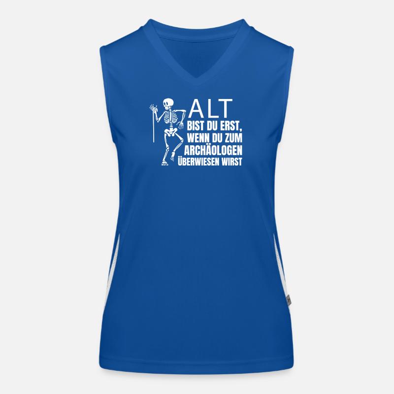 Funny pensioner saying Women's Functional Contrast Tank Top