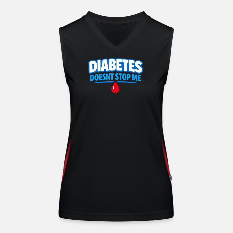 Blutzucker-insulin-unterstützung Typ Eins Stolz Funktionelles Kontrast-Tank Top für Frauen