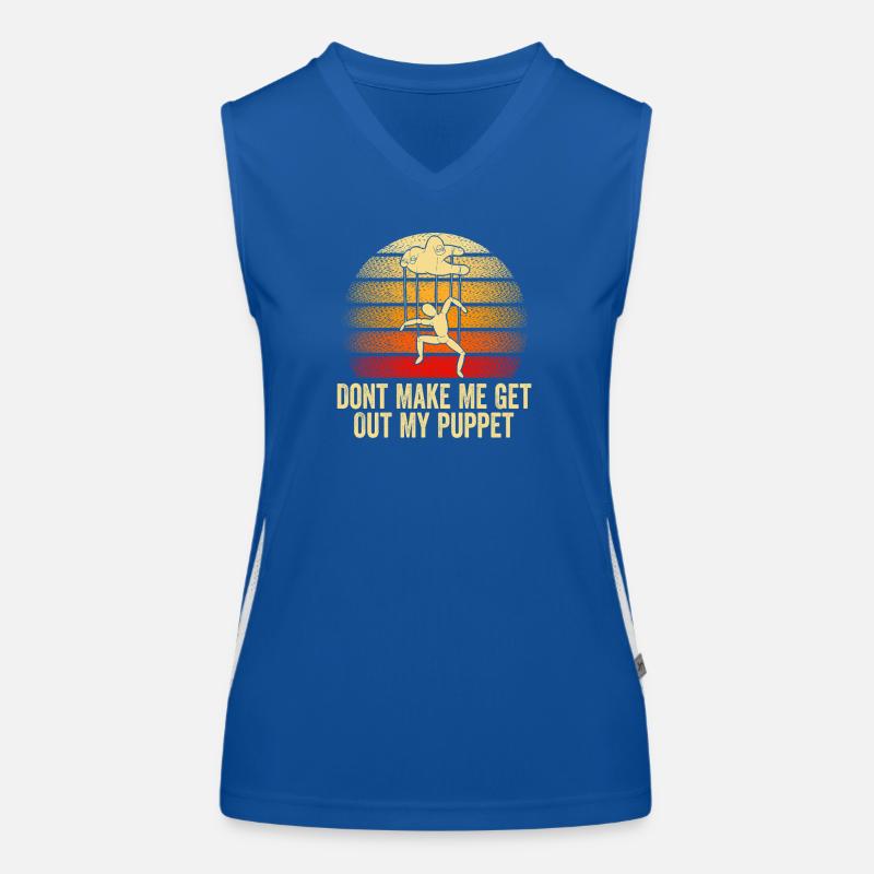 Puppet on Strings Sunset Women's Functional Contrast Tank Top