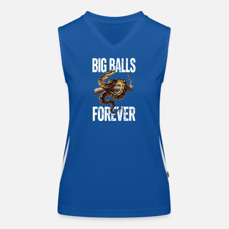 Königspython Schlangen Liebhaber Terrarium Python Funktionelles Kontrast-Tank Top für Frauen