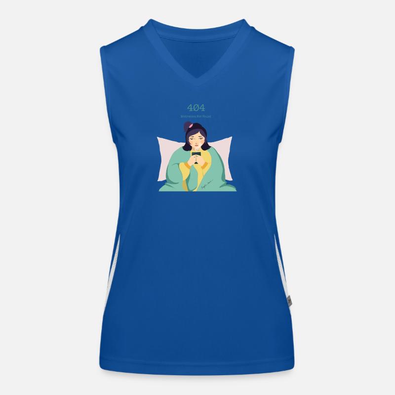 404 Motivation fehlt Funktionelles Kontrast-Tank Top für Frauen