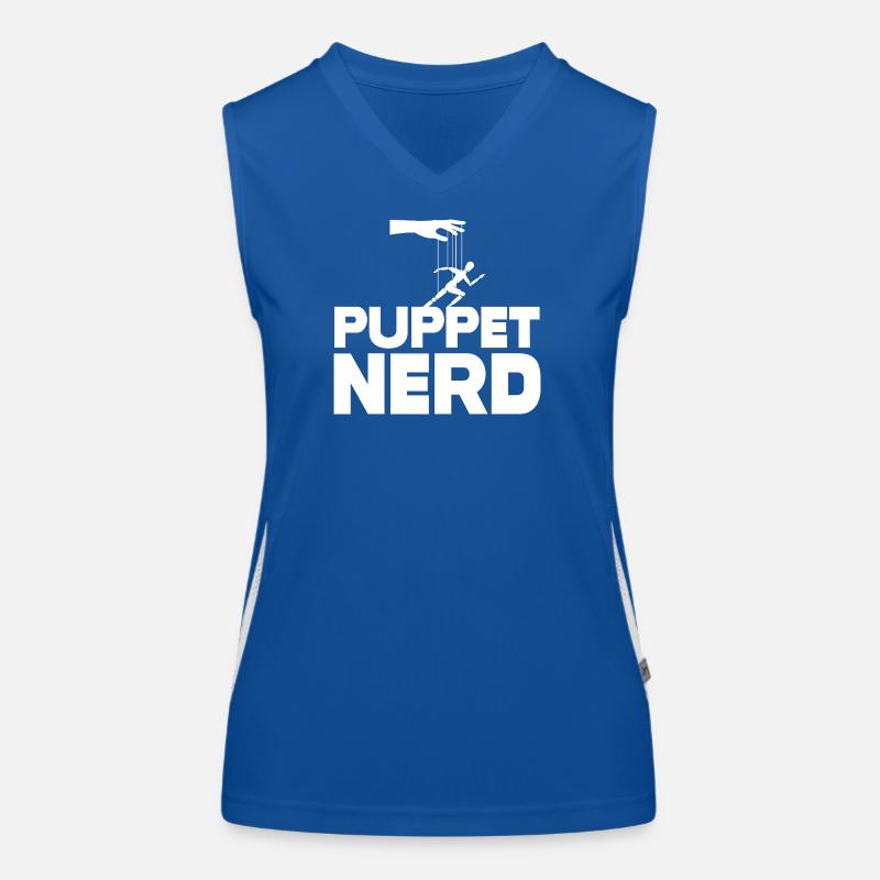 Marionnette nerd marionnette Débardeur respirant contrasté Femme