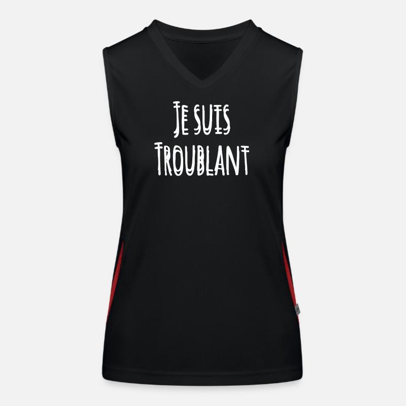 I'M DISTURBING! Women's Functional Contrast Tank Top