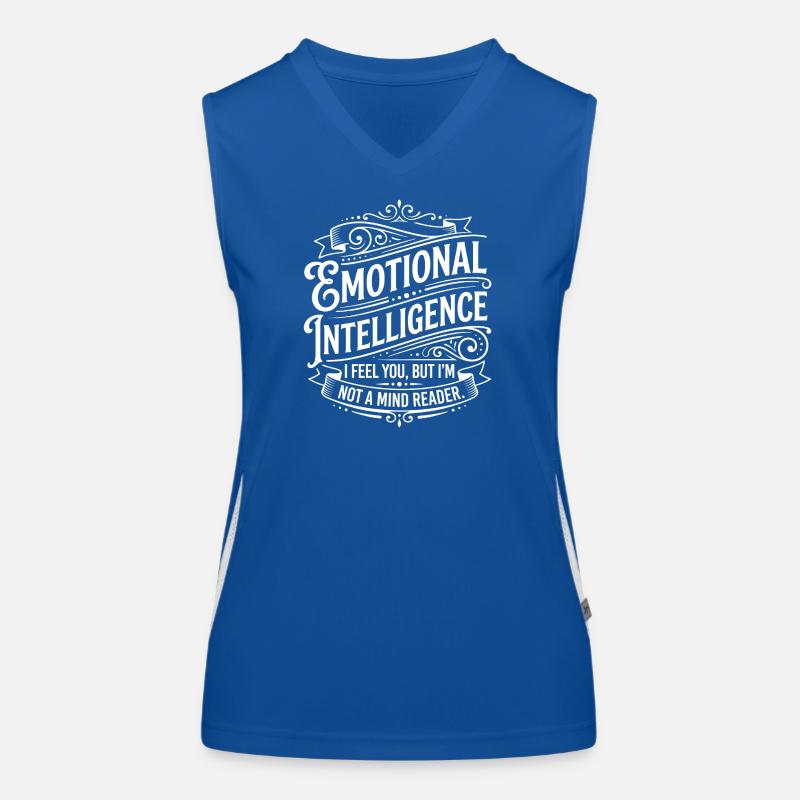 Emotional Intelligence – Not a Mind Reader Funktionelles Kontrast-Tank Top für Frauen