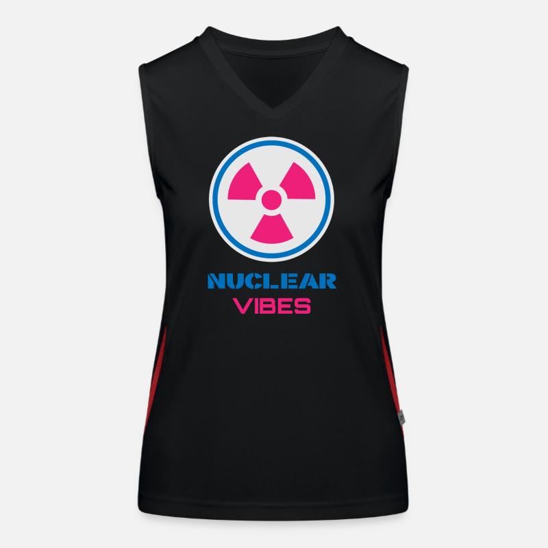 Positive Nuclear Vibes Women's Functional Contrast Tank Top