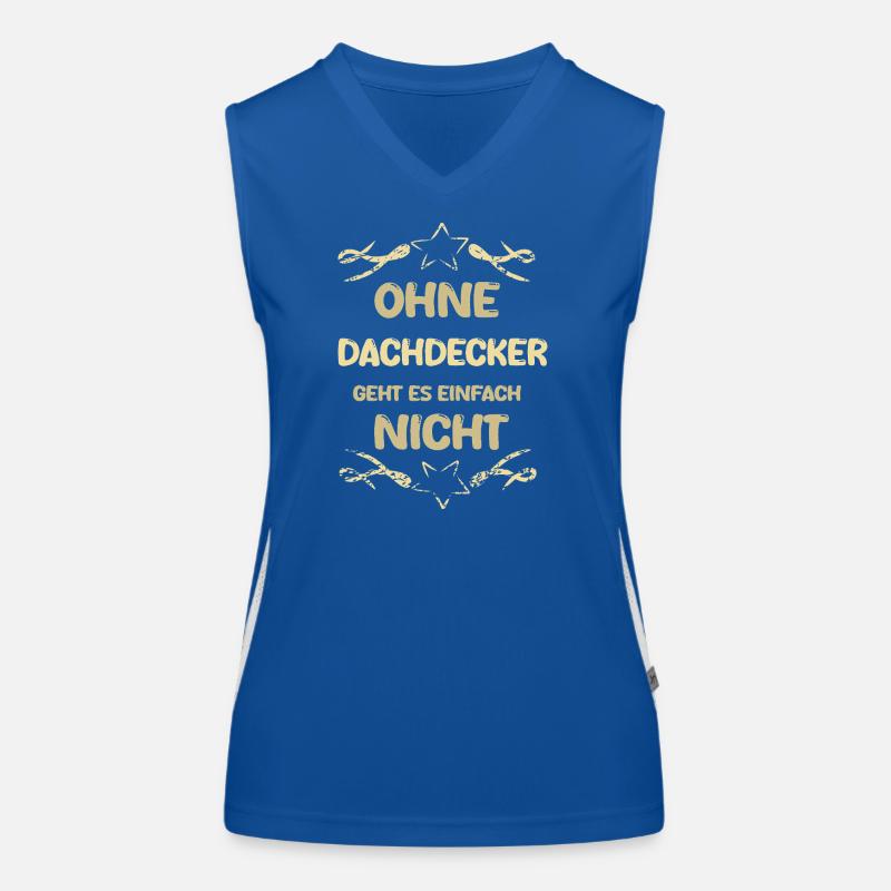 Dachdecker Funktionelles Kontrast-Tank Top für Frauen