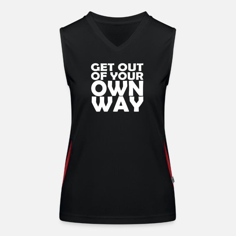 OWN WAY Women's Functional Contrast Tank Top