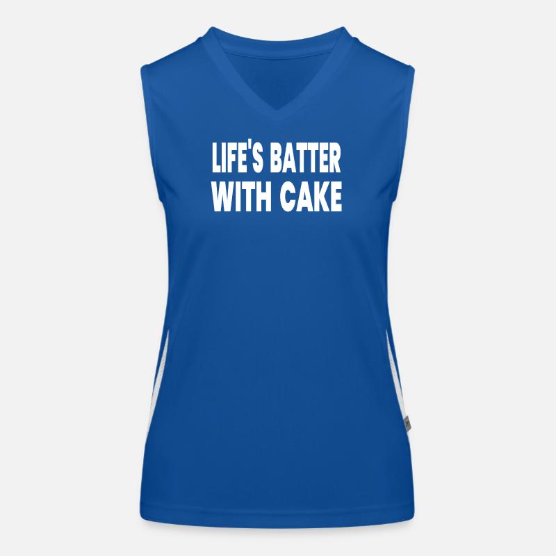 Kuchen Funktionelles Kontrast-Tank Top für Frauen