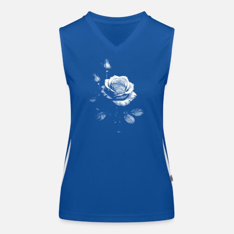 Rosen Funktionelles Kontrast-Tank Top für Frauen