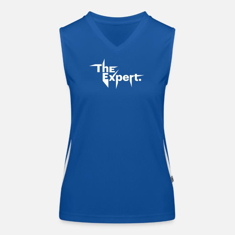 The Expert , Statement, Know-It-All Women's Functional Contrast Tank Top