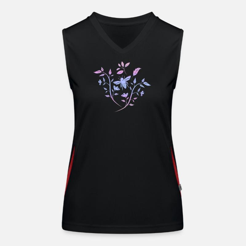 Source Débardeur respirant contrasté Femme