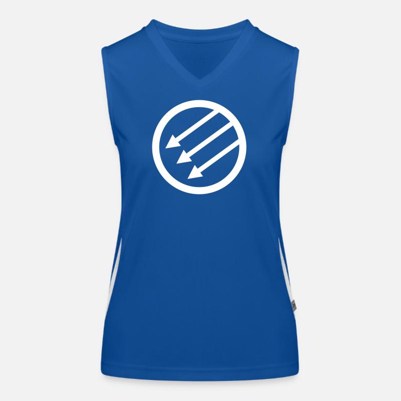 Iron Front / Eiserne Front / Järnfronten Funktionelles Kontrast-Tank Top für Frauen