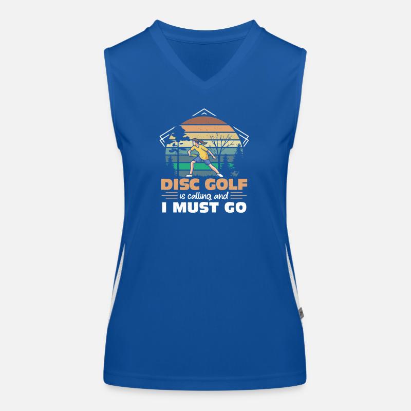 Disc Golf Geschenke Discgolf Funktionelles Kontrast-Tank Top für Frauen
