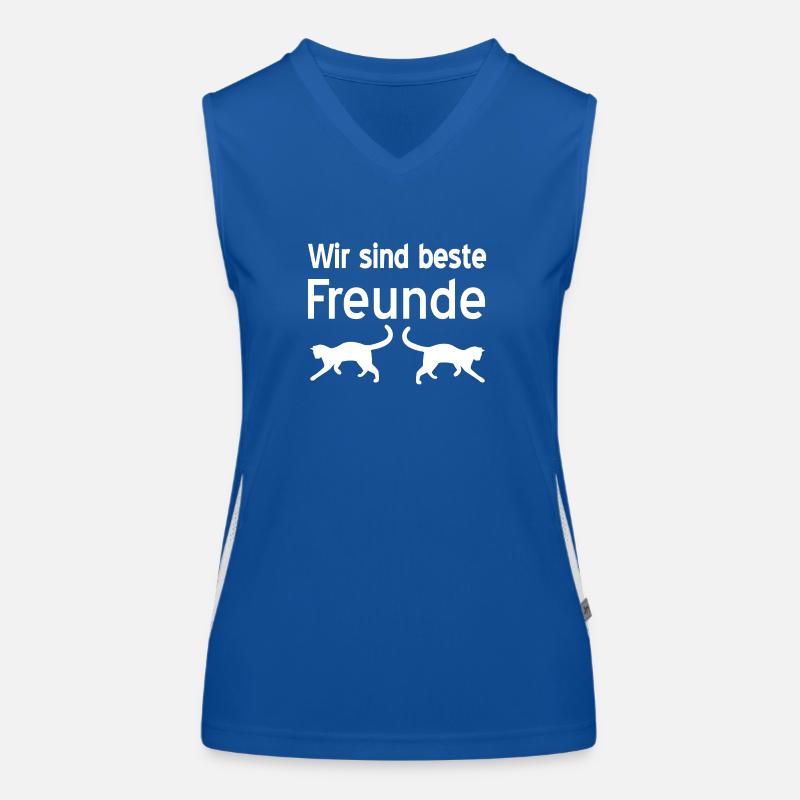 feline Women's Functional Contrast Tank Top