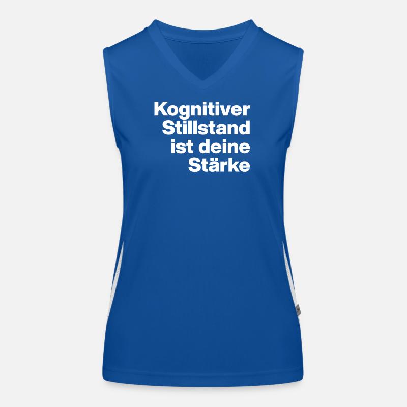 COGNITIVE STANDSTILL IS YOUR STRENGTH. SARKASMU Women's Functional Contrast Tank Top