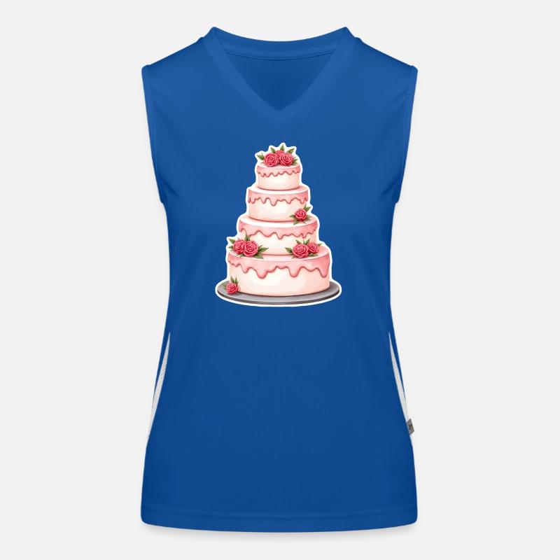 Cake Wedding Women's Functional Contrast Tank Top