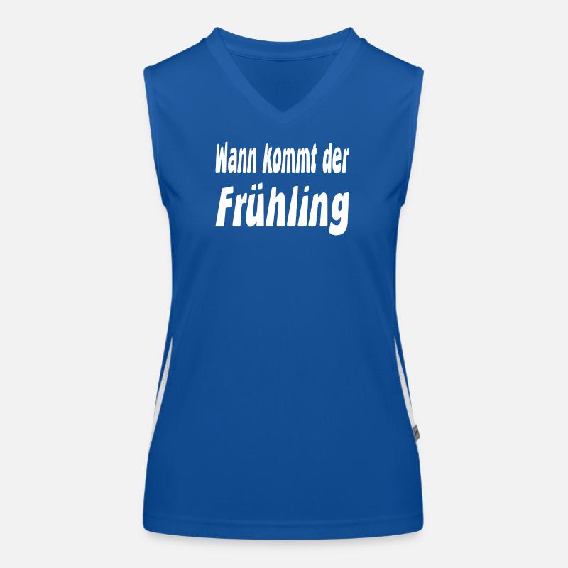 Frühling Funktionelles Kontrast-Tank Top für Frauen