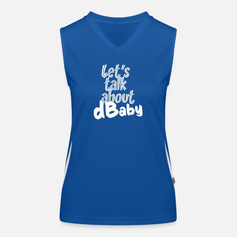 Let's Talk About dBaby - für Tontechniker Funktionelles Kontrast-Tank Top für Frauen