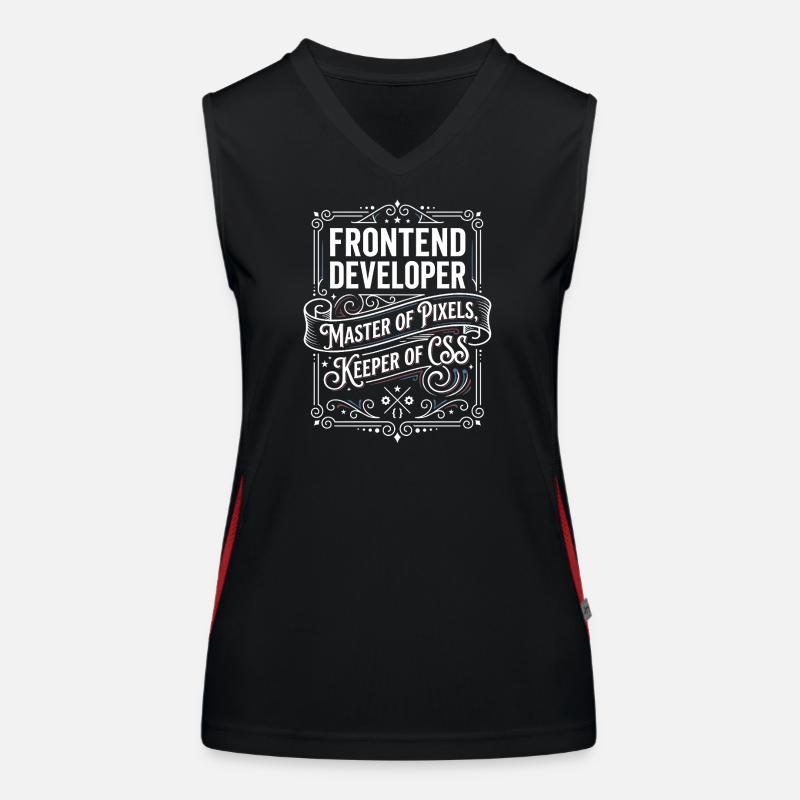 Frontend Developer Pixelmeister CSS Women's Functional Contrast Tank Top
